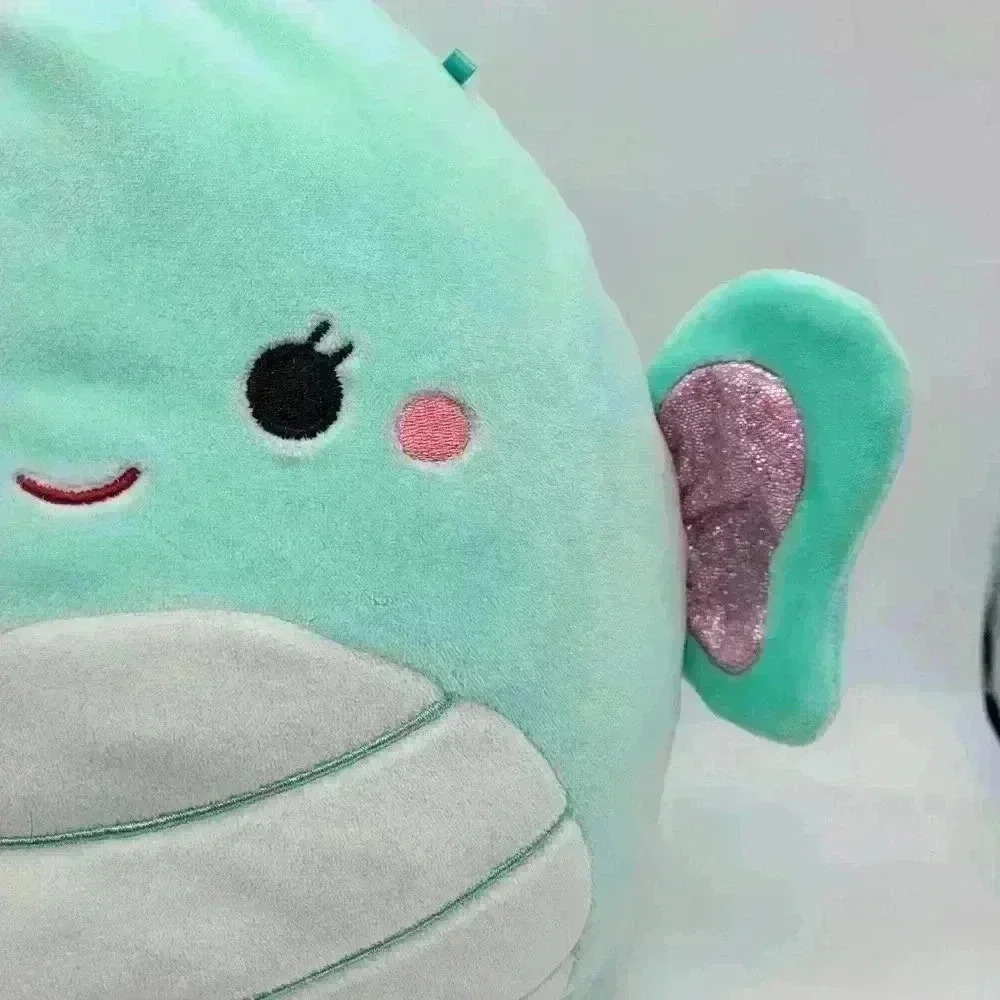 Adorable Squishmallows Reina Aqua Gree Butterfly Pluch 8" Animal Kellytoy - Picture 4 of 8